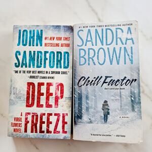 Thriller Paperback Book Bundle